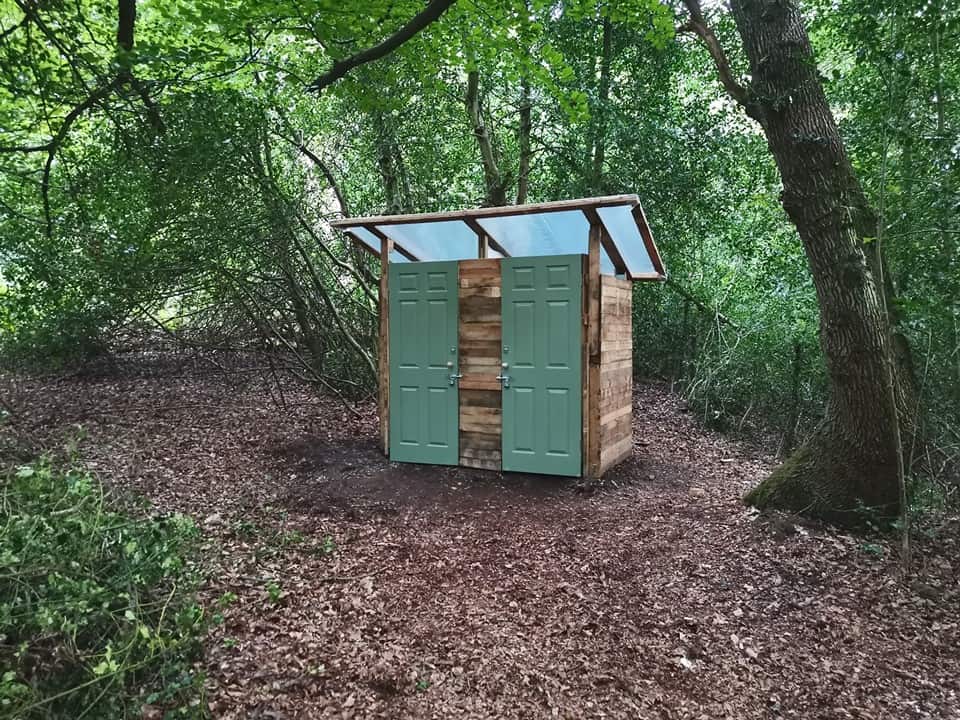 Closing the Cycle - sustainable, upcycled woodland compost loo at TRIBE