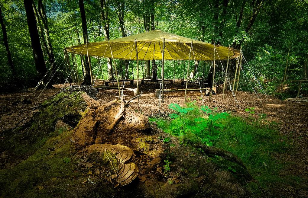 our bushcraft centre set-up