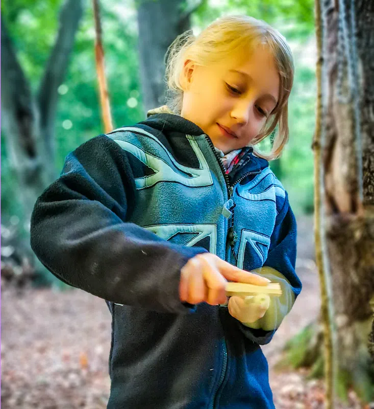 Making a Whimmy Diddle toy at TRIBE