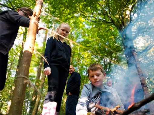 Bushcraft birthday party at TRIBE