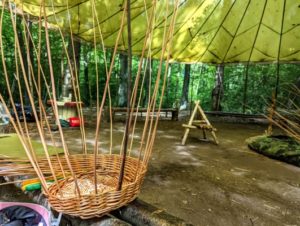 TRIBE Bushcraft making willow baskets 2