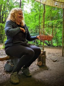 TRIBE Bushcraft making willow baskets 3