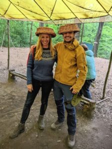 TRIBE Bushcraft making willow baskets completed basket 2