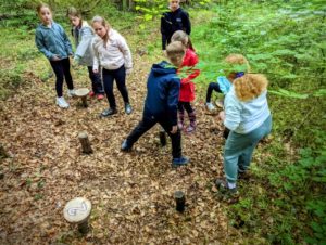 TRIBE Bushcraft school group booking children problem solving