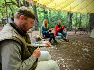 TRIBE Bushcraft spoon carving masterclass using advanced carving techniques 1