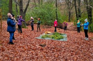 TRIBE Willow wreath winter workshop adults making the wreaths