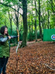 TRIBE Woodland Archery guest happy with their shot