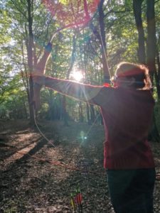 TRIBE Woodland Archery session archer bow silhouette 2