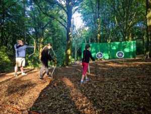 TRIBE Woodland Archery session family archery