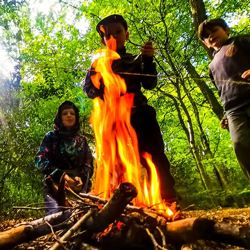 TRIBE Bushcraft adventure days ages 8,9,10,11 wilderness skills fun nature 21