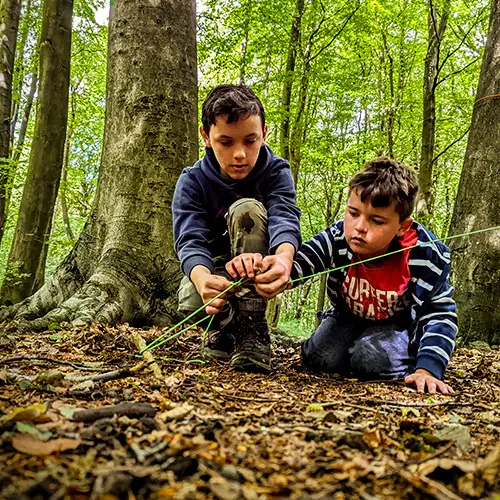 TRIBE Bushcraft adventure days ages 8,9,10,11 wilderness skills fun nature 35