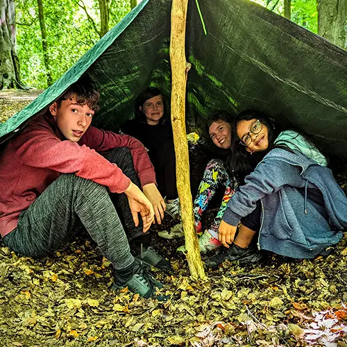TRIBE Bushcraft discovery days ages 12,13,14,15,16 wilderness skills fun nature 30